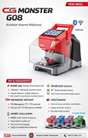 Machine de découpe et programmeur de clés automatique CGDI Monster G08 pour serruriers