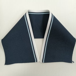 Wholesale Stripe Waistband Neckband Rib Knit Cuff Trim Sewing <b>Elastic</b> Knitted Ribbing Fabric Cuffs for Polo T-Shirt - Product Image 2