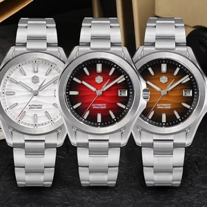 San Martin New Gada Watch 39mm Desert Texture Men Dress Watch NH35 Automatic Mechanical Sapphire Waterproof 100m Luminous SN0129 - Product Image 3
