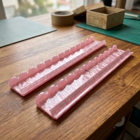 Supports et pousseurs de Mahjong en acrylique de luxe, portables, de qualité supérieure, festonnés, de 17,5 et 20 pouces, pour tables de jeu de Mahjong
