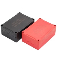 Barre omnibus en cuivre 48V DC 500A 6MM plaque en laiton pur 4x M8 2x M10 goujons bloc de Distribution d'alimentation avec couvercle étanche noir