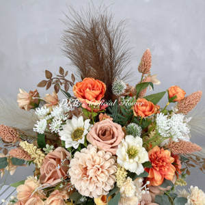 Fábrica personalizada POM bola flor beige crisantemo artificial y Rosa Bola <span class=keywords><strong>de</strong></span> crisantemo artificial flores <span class=keywords><strong>Arran</strong></span> - Product Image 4