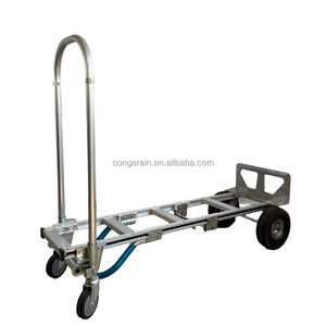 Plate-forme de chariot à double usage à quatre <span class=keywords><strong>roues</strong></span> robuste d'approvisionnement d'usine chariot à main pliable multifonctionnel/<span class=keywords><strong>brouette</strong></span> de chariot pour voiture lourde - Product Image 1