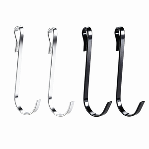 Nhà <span class=keywords><strong>S</strong></span>ản Xuất Tùy Chỉnh Thép Không Gỉ Kích Thước Lớn Móc Áo Kim Loại <span class=keywords><strong>S</strong></span> Móc <span class=keywords><strong>S</strong></span> Hình Dạng Kim Loại Móc Dây Hình Thành Mùa Xuân Cho Nhà Bếp Tủ Quần Áo - Product Image 1