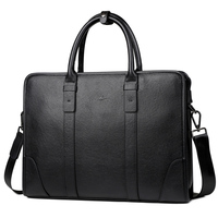 Sac à main de bureau pour homme de luxe de haute qualité, grande capacité, multifonctionnel, en cuir véritable souple, mallette durable