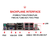 Motherboard Mini PC Industri LIMYEE Desktop, Chip Intel, Memori DDR3, Motherboard Industri Terintegrasi