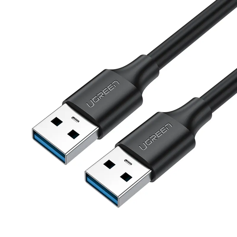 UGREEN Kabel USB Ke USB, Kabel Data USB 3.0 Male To Male Tipe A Ke Tipe A untuk Transfer Data