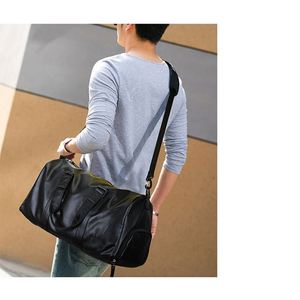 Sac de voyage en cuir PU durable personnalisé en gros, imperméable, grand sac de sport, sac de sport de voyage - Product Image 5