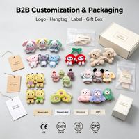 Aneka Gantungan Kunci Boneka Mini Lucu, Liontin Hewan Imut, Boneka Lebah Ceri, Grosir Langsung Pabrik Global, Harga Murah