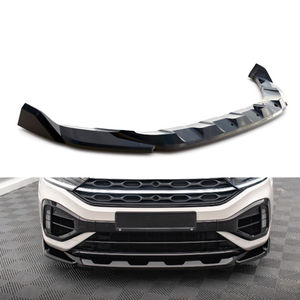 <b>For</b> Volkswagen T-ROC RLINE/R <b>Car</b> Front Bumper Lip Splitter <b>Diffuser</b> Body Kit Bumper Guard Protector Cover <b>Car</b> Accessories - Product Image 2