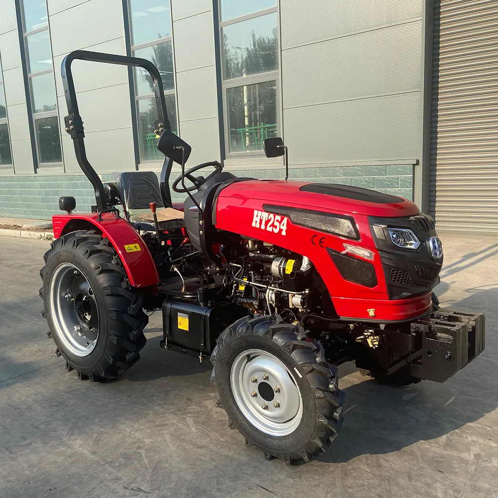 Trattore agricolo 4wd farmer tractores multifunzione agricolas compact small farm 4x4 mini trattori agricoli