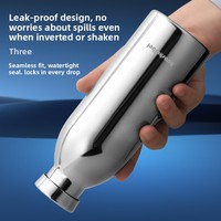 Thermos en acier inoxydable conçu par Cathsa Aviation, isolation sous vide, ions négatifs naturels, conservation thermique de 12 à 24 heures