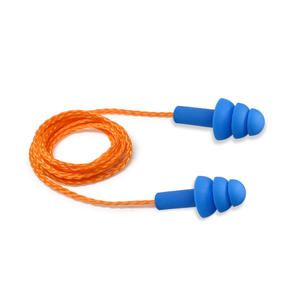 Bouchons d'oreille pliables en silicone de qualité alimentaire avec tige de main en boucle Protection auditive antibruit souple Caractéristique de réduction du bruit - Product Image 3