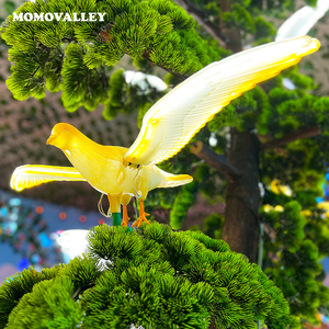 Momovalley Usine De Noël Led Éclairage Décoratif ABS 12V 75cm Multi Sound Bird Device Oiseau Volant Colombes Sculptures de Paix - Product Image 3