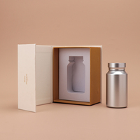 Boîte en carton personnalisée pour flacon de complément alimentaire, boîte cadeau en carton rigide pour l'emballage de produits de santé en gros