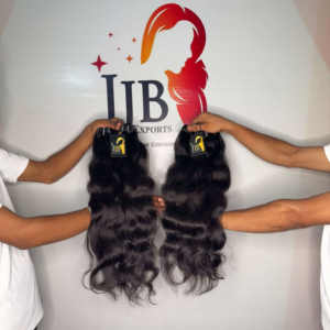 Paquete de cabello crudo camboyano, extensiones de cabello humano liso al por mayor, cabello humano crudo ondulado templo alineado con cutícula - Product Image 1