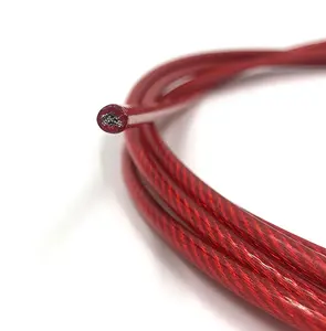 Fio-máquina de aço de qualidade superior para cabo de aço revestido de PVC de cor de alta resistência