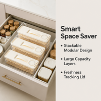 Boîte de conservation étroite pour raviolis, pour porte latérale de réfrigérateur/congélateur, conteneur en plastique de qualité alimentaire