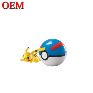 Batterie externe solaire en plastique personnalisée OEM en forme de Poké Ball avec figurines de soldats - Jouet au design personnalisé - Product Image 6