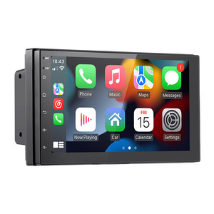 Reproductor Multimedia con Pantalla Táctil Android Auto CarPlay de Calidad Fantástica, Reproductor de Video Estéreo Universal de 7 Pulgadas con Wi-Fi, GPS y Navegación 2 Din - Product Image 1