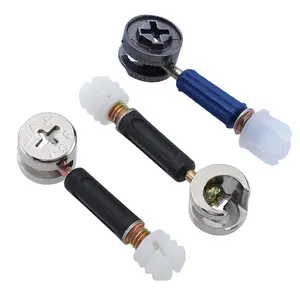 IVD-2276 Cabinet Drawer Dresser and Wardrobe Furniture Panel Connecting Furniture Cam Fitting with Dowel 3 in 1 Cam Lock Nuts