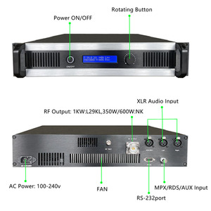 Paquete Completo para Estación de <span class=keywords><strong>Radio</strong></span> FM de 1000W con Transmisor + Antena + Cable + 7 Equipos de Estudio - Product Image 2