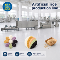 Ligne de production de riz instantané soufflé et de farine de riz enrichie, équipement pour usine de riz automatique