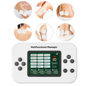 Profissional 4-Channel TENS Unidade Massageador Ajustável High-Low Freqüência para Body Muscle Pain Relief OEM Physical Therapy - Product Image 6