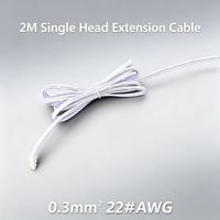 Câble de connexion pour bande LED à 2 broches, connecteur de type Dupont pour éclairage d'armoires, de meubles et d'écrans LED, fourniture pour projets OEM
