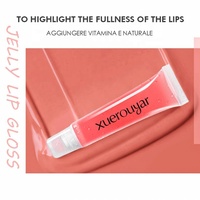 Personnalisé OEM ODM Produit de soin des lèvres liquide à saveur de fruits Rouge à lèvres repulpant hydratant longue durée Brillant à lèvres végétalien