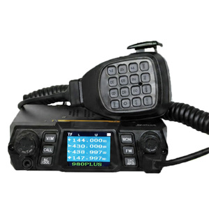 Radio mobile double bande KT-980PLUS <span class=keywords><strong>HF</strong></span> <span class=keywords><strong>UHF</strong></span> 200 canaux, <span class=keywords><strong>émetteur</strong></span>-<span class=keywords><strong>récepteur</strong></span> analogique FM avec micro DTMF pour véhicule - Product Image 2