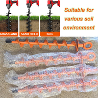 Vis d'ancrage au sol 1000 lb, kit d'ancrage en spirale pour abri de jardin, outil de jardin durable et portable, piquets de tente