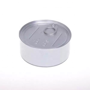 Vente en gros de boîtes de conserve rondes en métal pour presse à anneau, deux pièces de boîtes de conserve pour bonbons, tabac et herbes avec couvercle à ouverture facile - Product Image 2