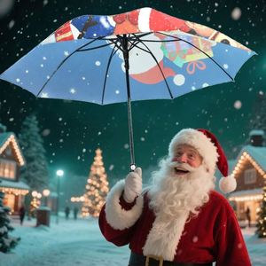 Waterproof Pink Christmas Santa Theme <b>Bells</b> Snowflakes Design Holiday Gift Adult <b>Winter</b> EVA Customizable Logo Nylon Fiberglass - Product Image 4