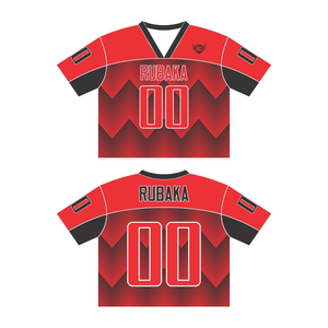 T-shirt streetwear unisexe de football américain personnalisé Maillot Boxy oversize avec maille T-shirt unisexe vintage pour hommes - Product Image 1