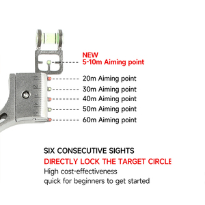 Arc à poulies en alliage laser infrarouge SYQT, 195g de force de tir, pour tir de précision extérieur, chasse, sports de compétition ambidextres - Product Image 6