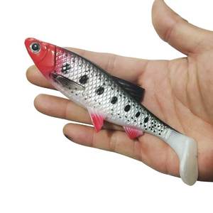 Leurre souple TPE Shad 15cm 36g à queue carrée pour la <span class=keywords><strong>pêche</strong></span> <span class=keywords><strong>au</strong></span> brochet géant, <span class=keywords><strong>au</strong></span> bar et <span class=keywords><strong>au</strong></span> poisson-chat - Product Image 1