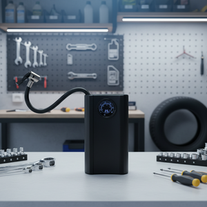 Compressore d'Aria Elettrico Digitale Portatile Multiuso per Uso Domestico e Auto - Product Image 4