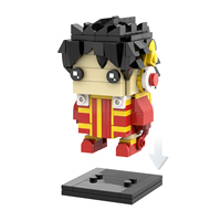 MOOXI Bricks 1 pièce MOC7676 198 pièces Future Island Luffy Jouets DIY Cadeau Faible MOQ Ensembles de blocs de construction éducatifs Anime Jouets pour enfants