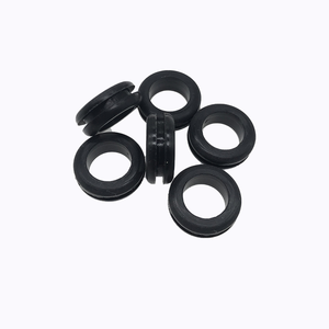 राउंड केबल के लिए फायर प्रतिरोधी सिलिकॉन रबर ग्रोमेट्स के लिए फायर प्रतिरोधी सिलिकॉन रबर केबल ग्रोमेट - Product Image 1