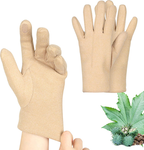 Envoltura de aceite de ricino para manos, guantes de aceite de ricino para artritis de muñeca y túnel carpiano, envoltura de aceite de ricino para manos - Product Image 1