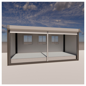 Villas modulaires à prix avantageux, bureaux préfabriqués, maisons en A-frame, échantillon de maison préfabriquée à 3 chambres, 2 garages - Product Image 4