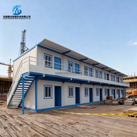 Conteneur détachable en acier de 20 pieds Appartement modulaire Immeuble de bureaux à domicile mobile avec cuisine Design moderne