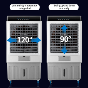 Factory Supply 210W Tower Fan 110V-220V Outdoor Air <b>Cooler</b> Evaporator With Big Water Household Use New Condition - Product Image 1