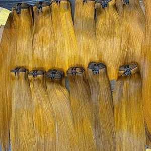 Vente en gros paquet de cheveux trame droite de couleur naturelle cuticule vierge alignée extensions de cheveux humains bruts doublement étirés - Product Image 3