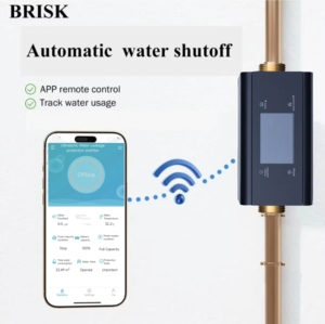 Válvula de Agua Inteligente 2026 Brisk con Control Remoto por Aplicación, Apagado Automático, Monitor de Flujo y Presión de Agua, Detector de Fugas de Agua - Product Image 5