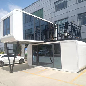 Los más vendidos Design Living Vivienda prefabricada plegable Contenedor aislado móvil Casa Prefabricada Villa Lujo Apple Cabin - Product Image 5