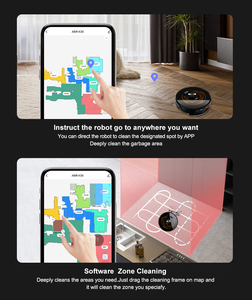 Robot aspirateur K30 à navigation laser avec fonction de lavage humide et sec, alimenté par batterie, contrôlé par application, vente en gros OEM - Product Image 5