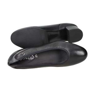 Cinzia <b>Soft</b> Women's <b>Pumps</b> Black Heel Size 7.5 <b>Leather</b> Comfortable Office Wear - Product Image 6