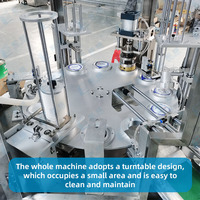 Remplissage de gobelets en plastique entièrement automatique, sauce visqueuse, hoummos liquide, mayonnaise, fromage, crème, machine de remplissage et de scellement de gobelets